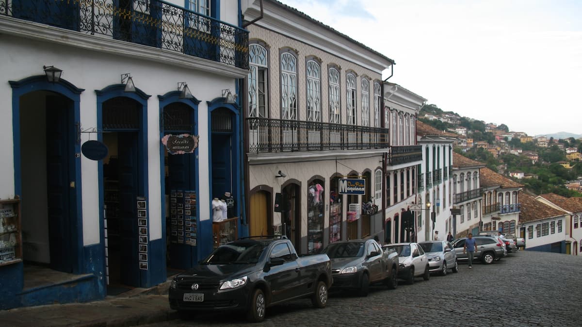 Imagem de casas antigas em Ouro Preto