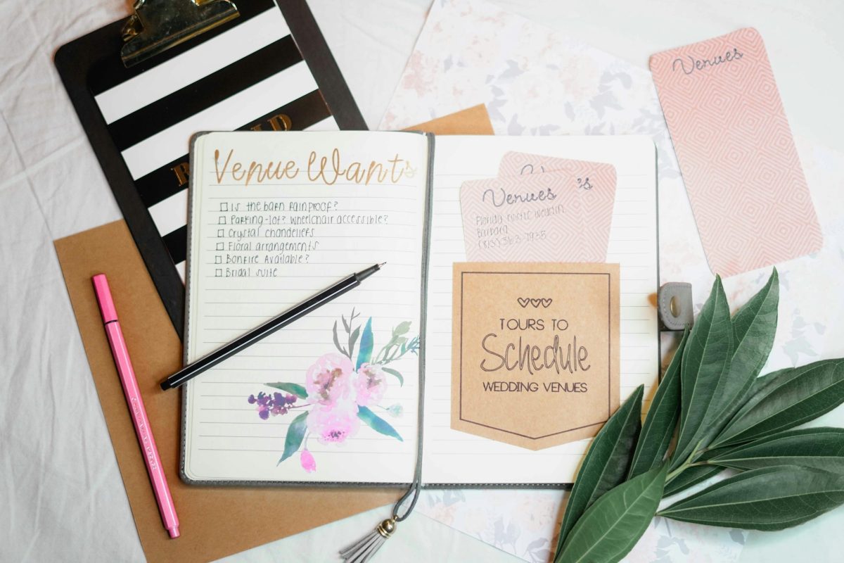 Checklist com os principais itens para organizar um casamento