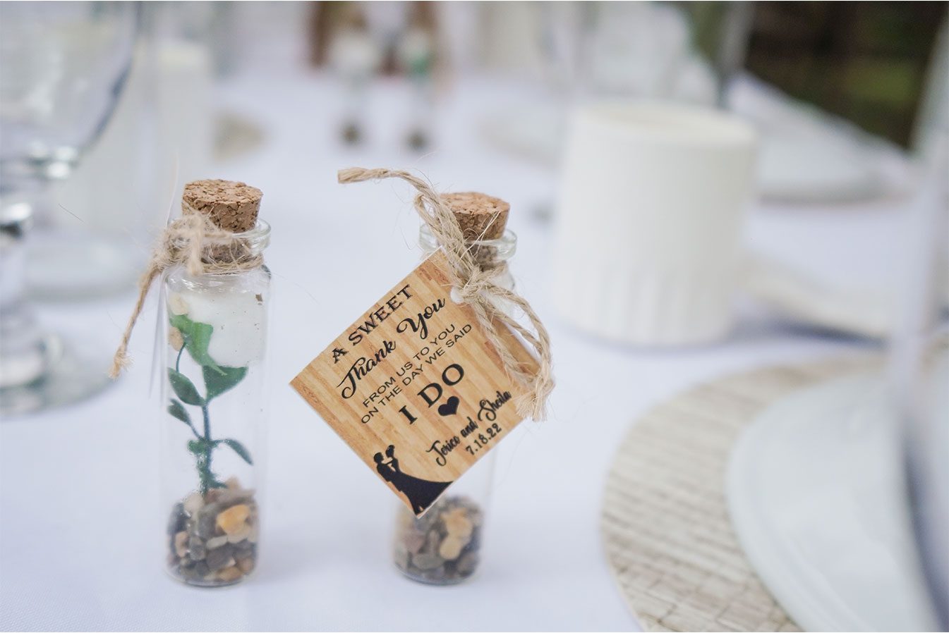 Inspiração de lembrancinhas de casamento personalizadas