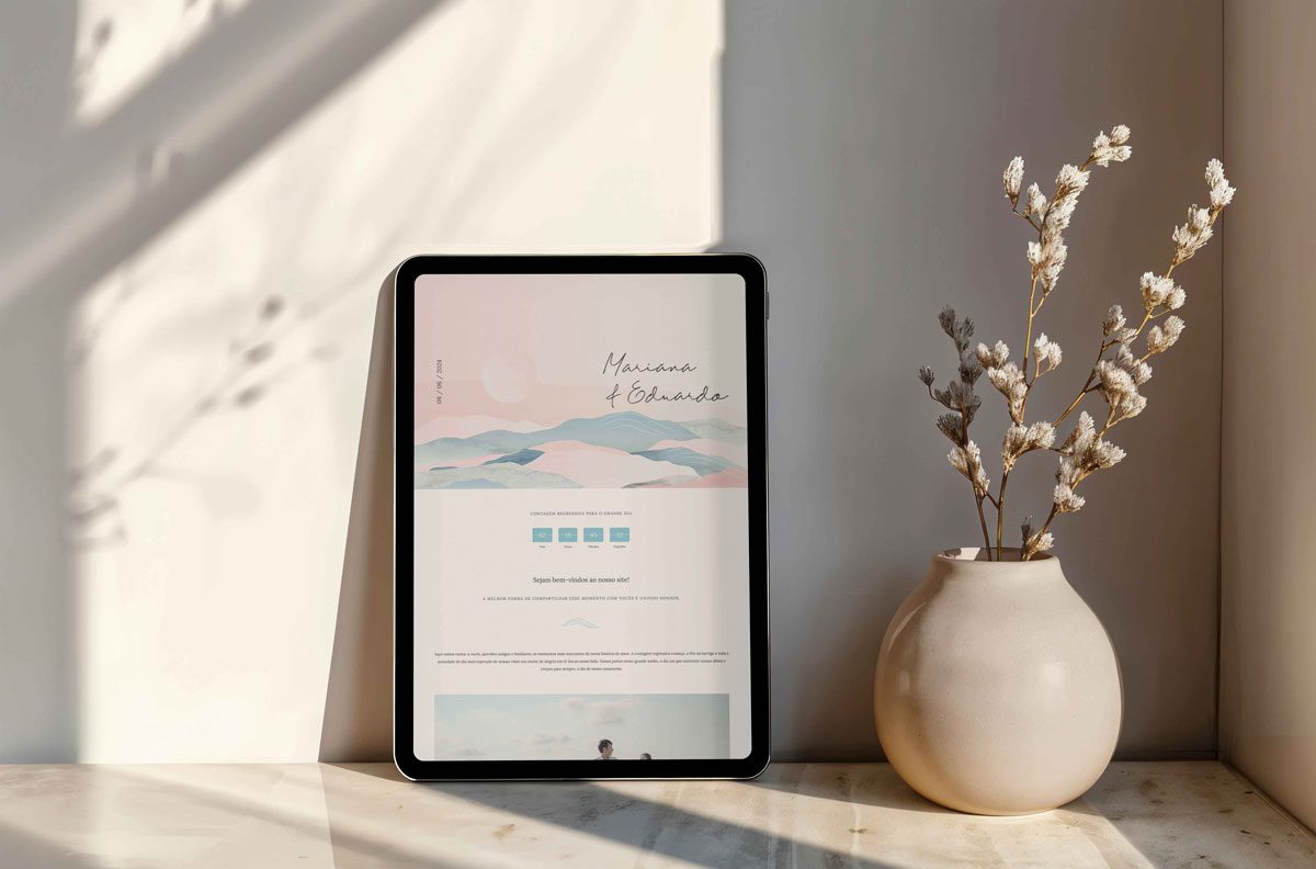Site do iCasei: ferramenta para o planejamento de casamento