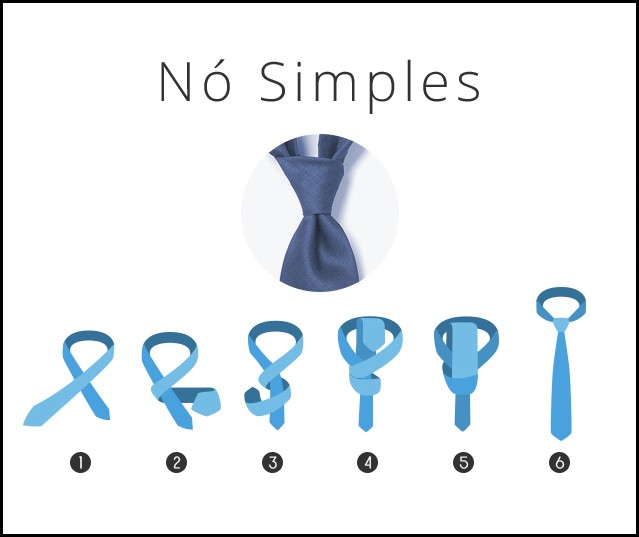 nó simples de gravata para casamento