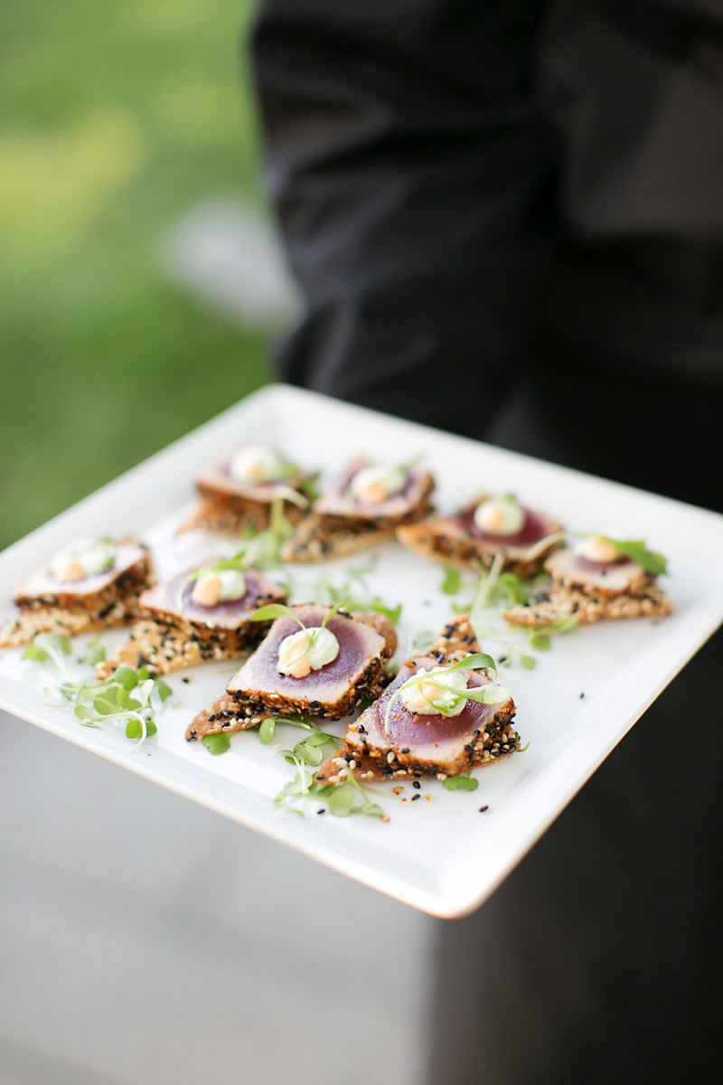 buffet para casamento canapé-de-atum-para-buffet-para-casamento-light