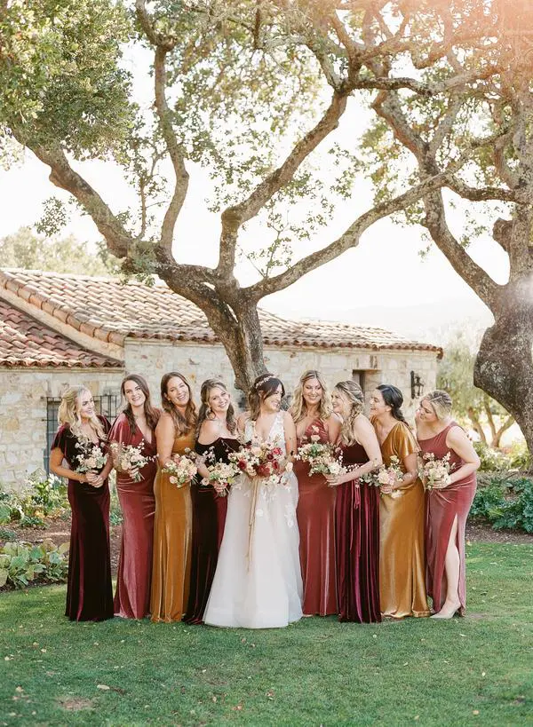 buquê colorido com flores de outono