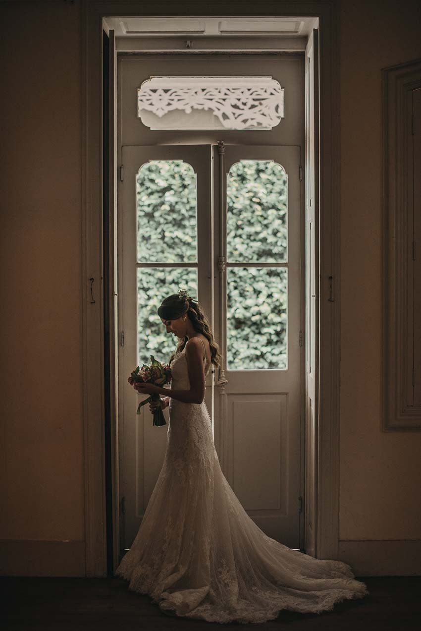 Vestido de noiva de Bruna no casamento real