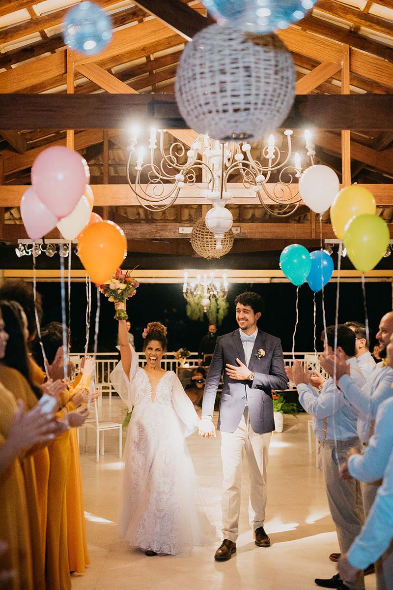 Decoração acolhedora do casamento real Núbia e Bruno