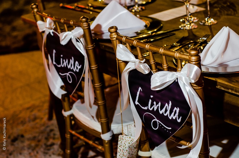cadeiras personalizadas para casamentos