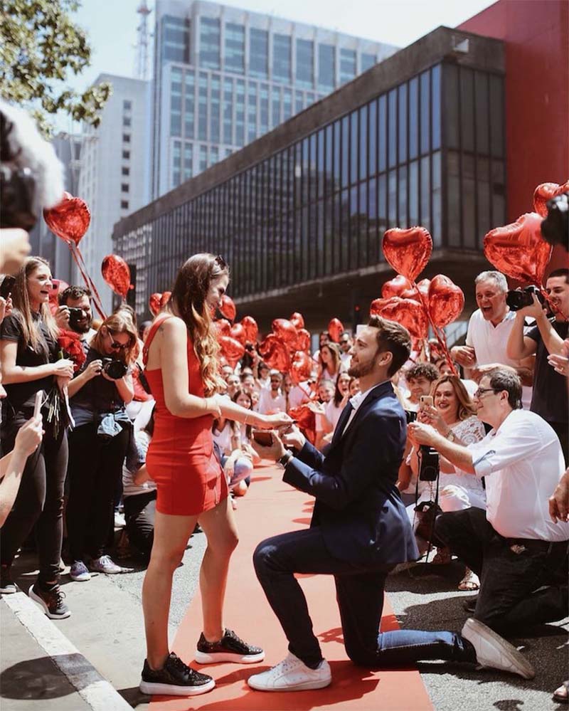 pedido de casamento Fabi Santina e Leandro Munhós