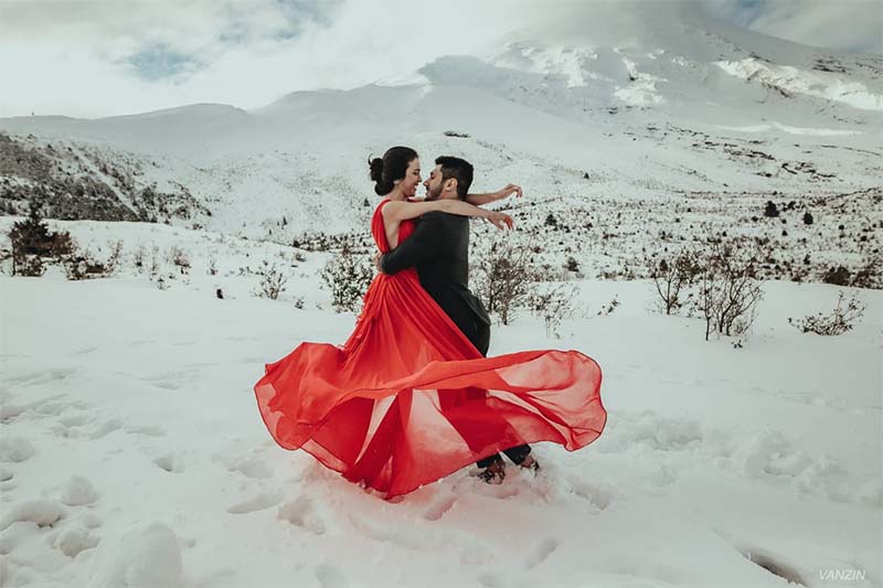 Charlene e William em pré-casamento no Chile