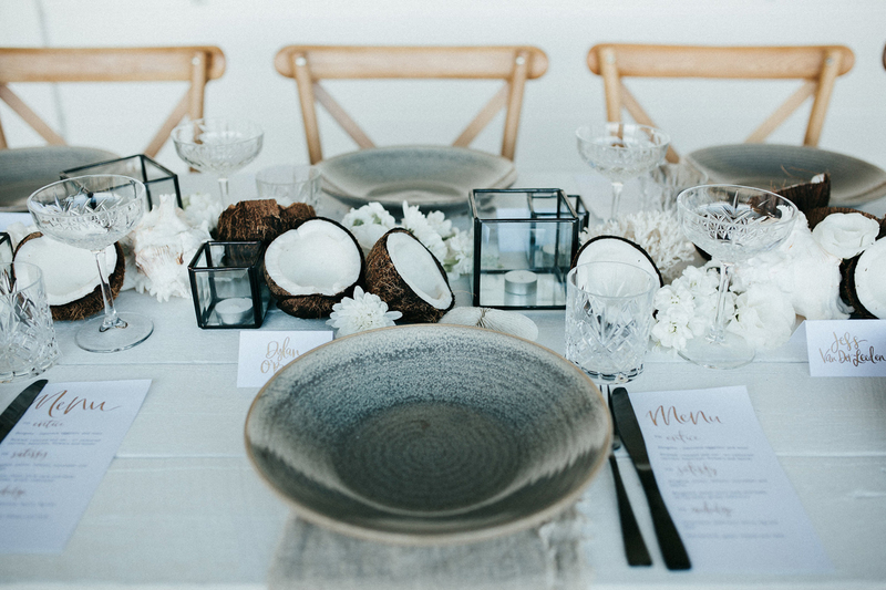 Coco na decoração do casamento