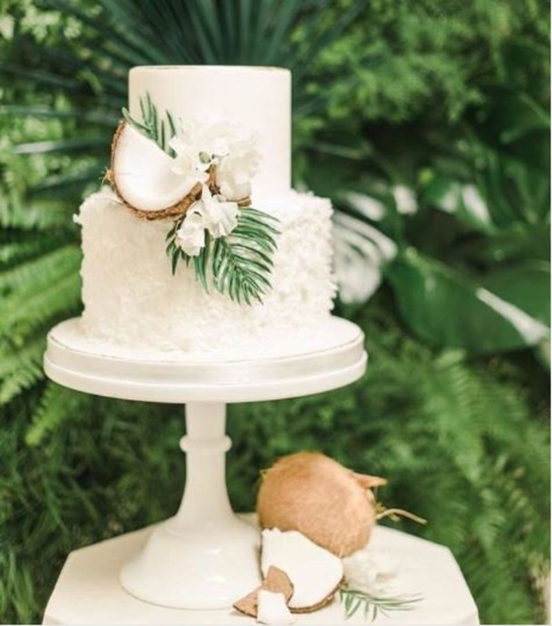 Coco na decoração do casamento