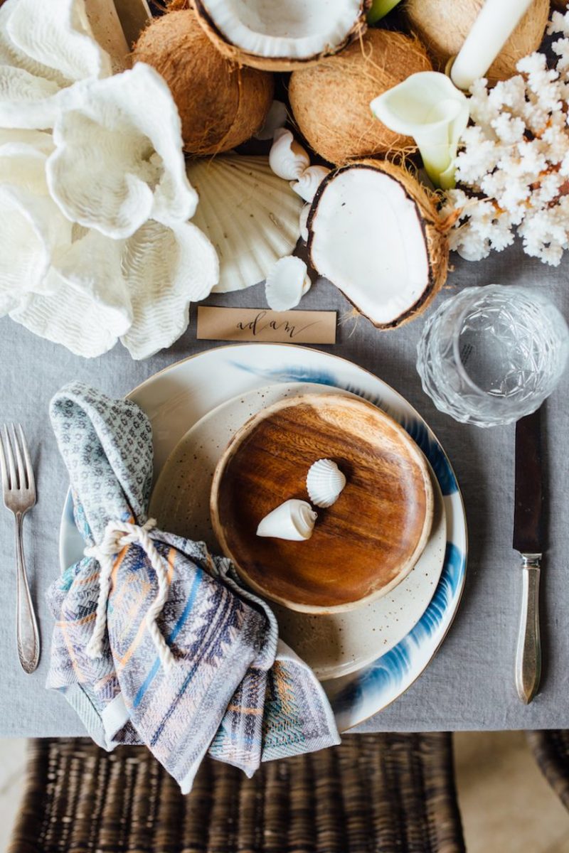 Coco na decoração do casamento