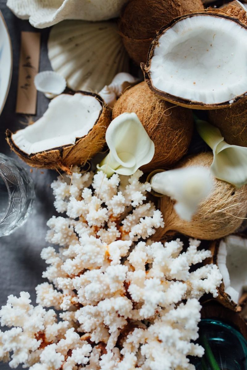 Coco na decoração do casamento