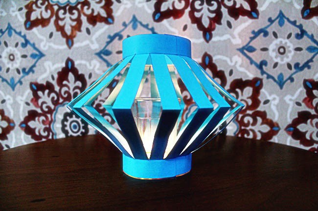 DIY para casamento - luminária de papel