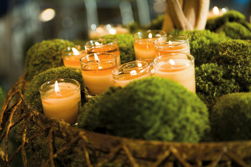 decoração de casamento sustentável