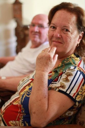 Casal Dona Thereza e Sr. Nelson celebrando 60 anos de casamento