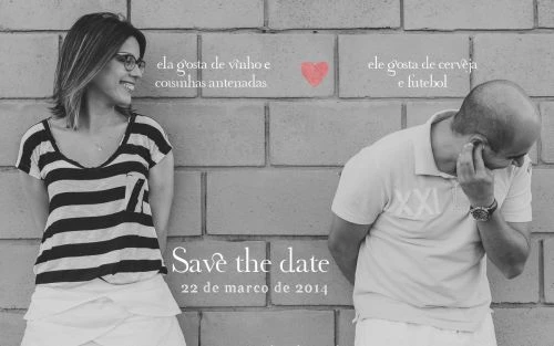 Save the date criativo