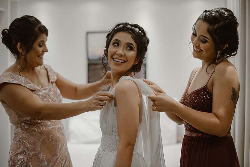 vestido de noiva Pó de Arroz do casamento real Jeanine e Gian