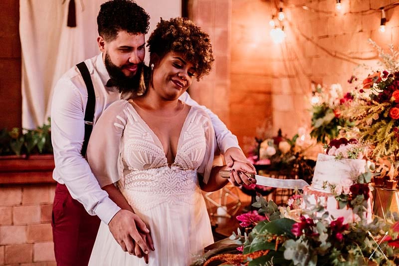 Casamento ao ar livre micro wedding Josyane e Gleysson