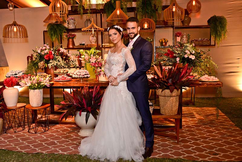 Casamento intimista Juliana e Matheus ao ar livre