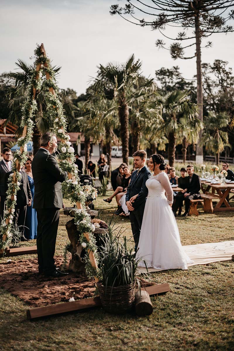 Casamento ao ar livre Jussara e Davi em estilo piquenique