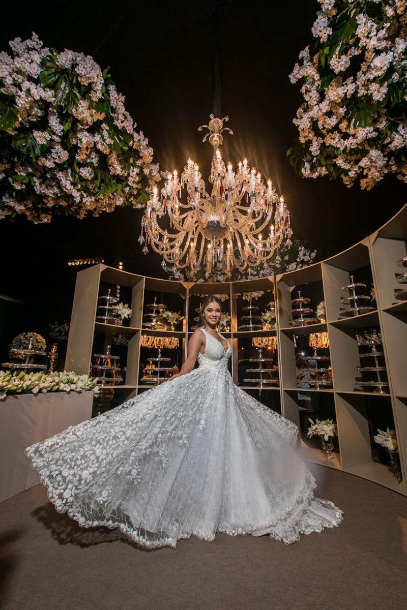 vestido de noiva Casamarela no casamento real Karla e Bruno