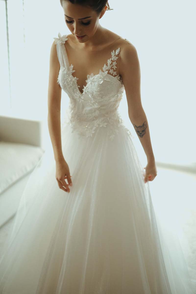 vestido de noiva princesa Solaine Piccoli no casamento real rústico Kelly e Mario