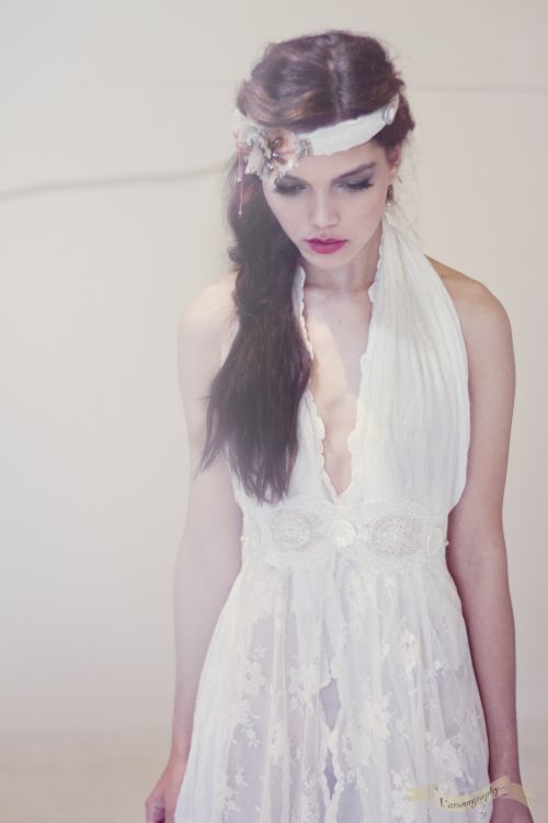 headband delicada para noivas