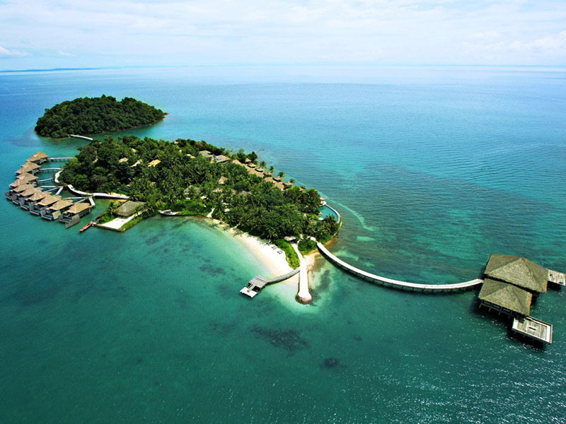 Resort Song Saa no Camboja para lua de mel