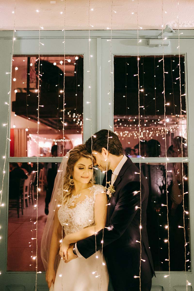 festa casamento romântico Luciane e João