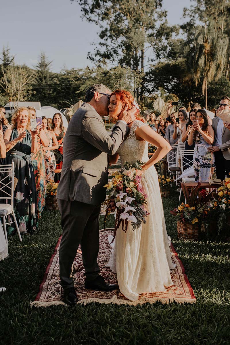 casamento real Marina e Junior com bênção familiar