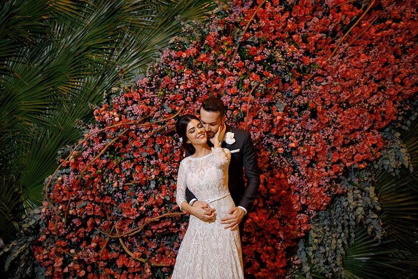 cerimônia do casamento clássico Mayra e Diego