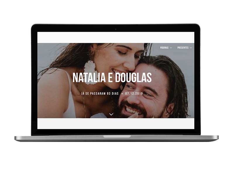 Site de casamento iCasei usado por Natália e Douglas para o destination wedding na Bahia
