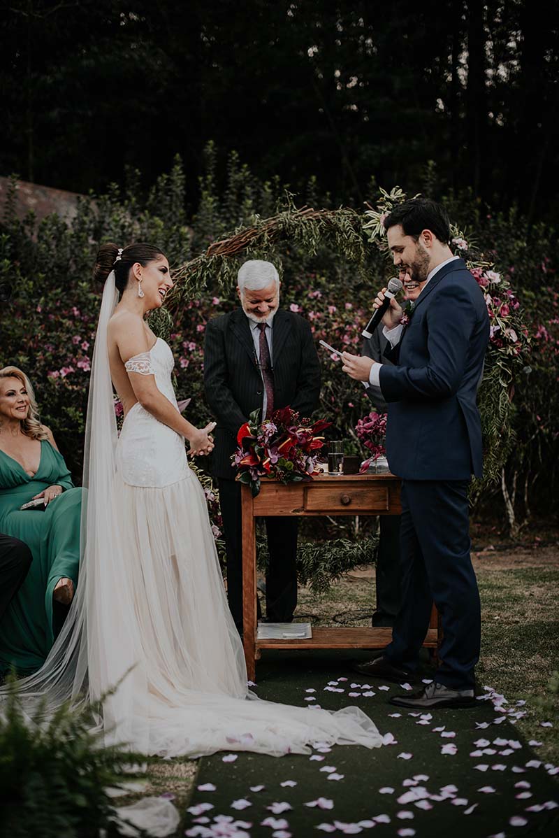 Pedido de casamento romântico de Pamela e Rodolfo