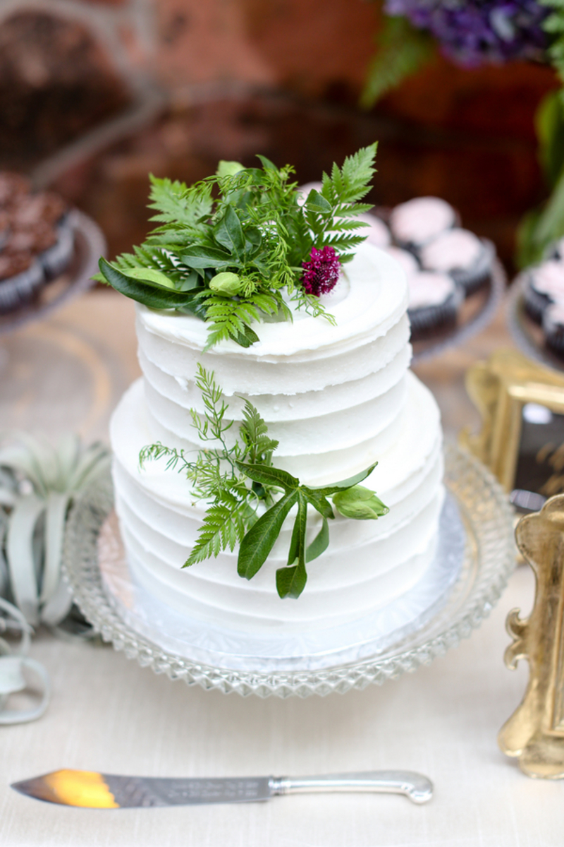 Samambaia na decoração de casamento 