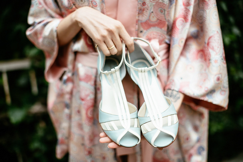 sapatos para noivas coloridos