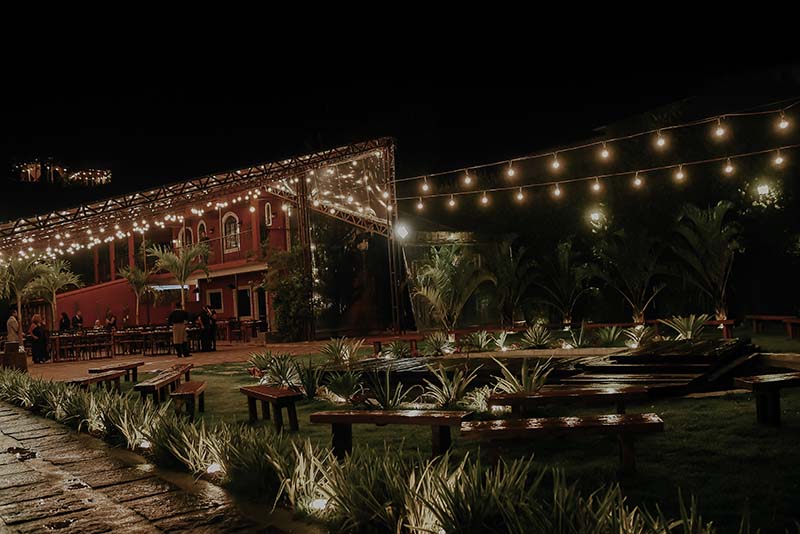 Casamento real ao ar livre Thaiza e Leonardo decoração natural