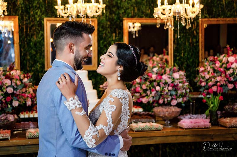 cerimônia ao ar livre - casamento real Thamires e Tomás