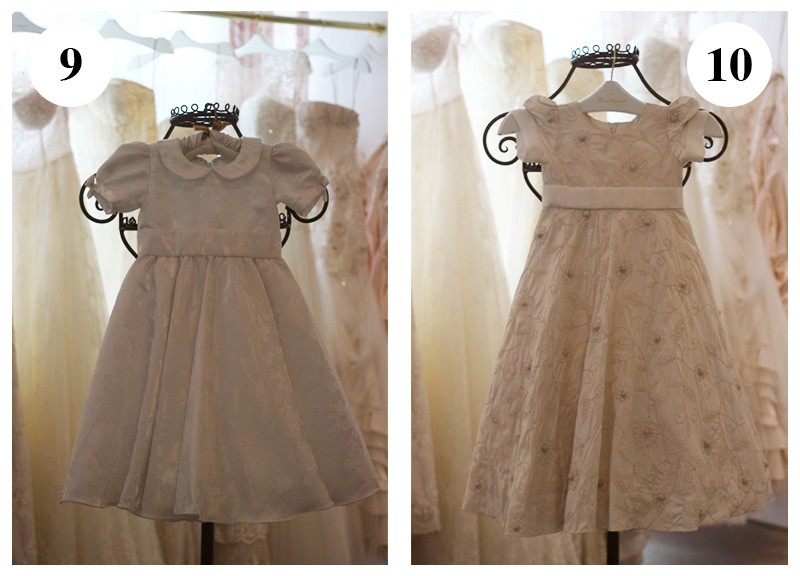 Vestido com mangas e detalhes em flores by Marie Lafayette-Vestido com flores bordadas e cintura marcada by Marie Lafayette