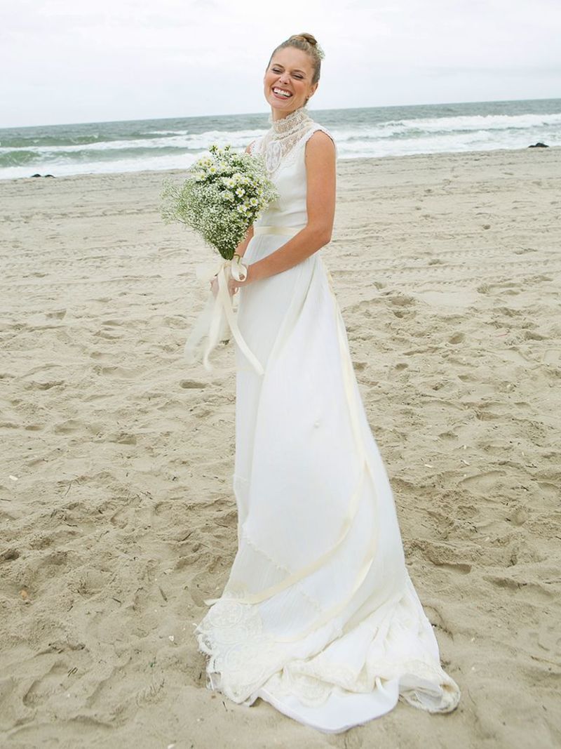 Vestido de noiva anos 70 com inspiração boho chic