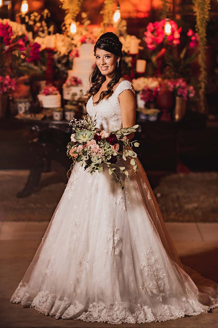 vestido de noiva casamento real Virgínia e Kerverson