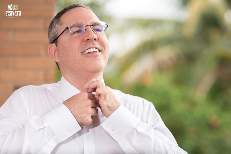 making of do noivo no álbum de casamento