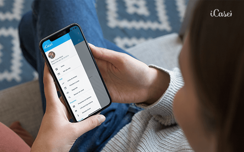 aplicativo de site de casamento iCasei no celular
