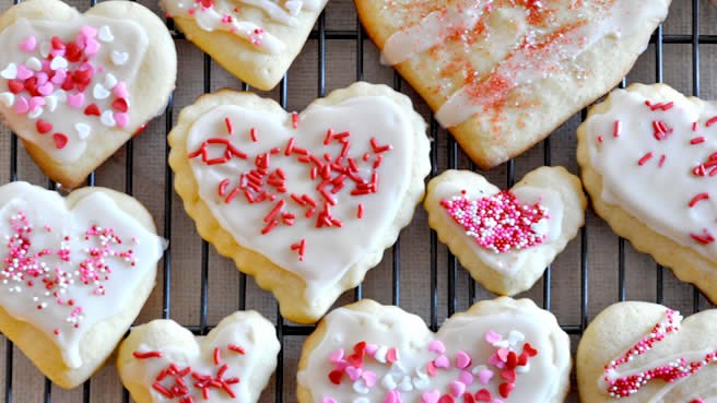 Bolinhos decorados — comidas criativas para o Dia dos Namorados