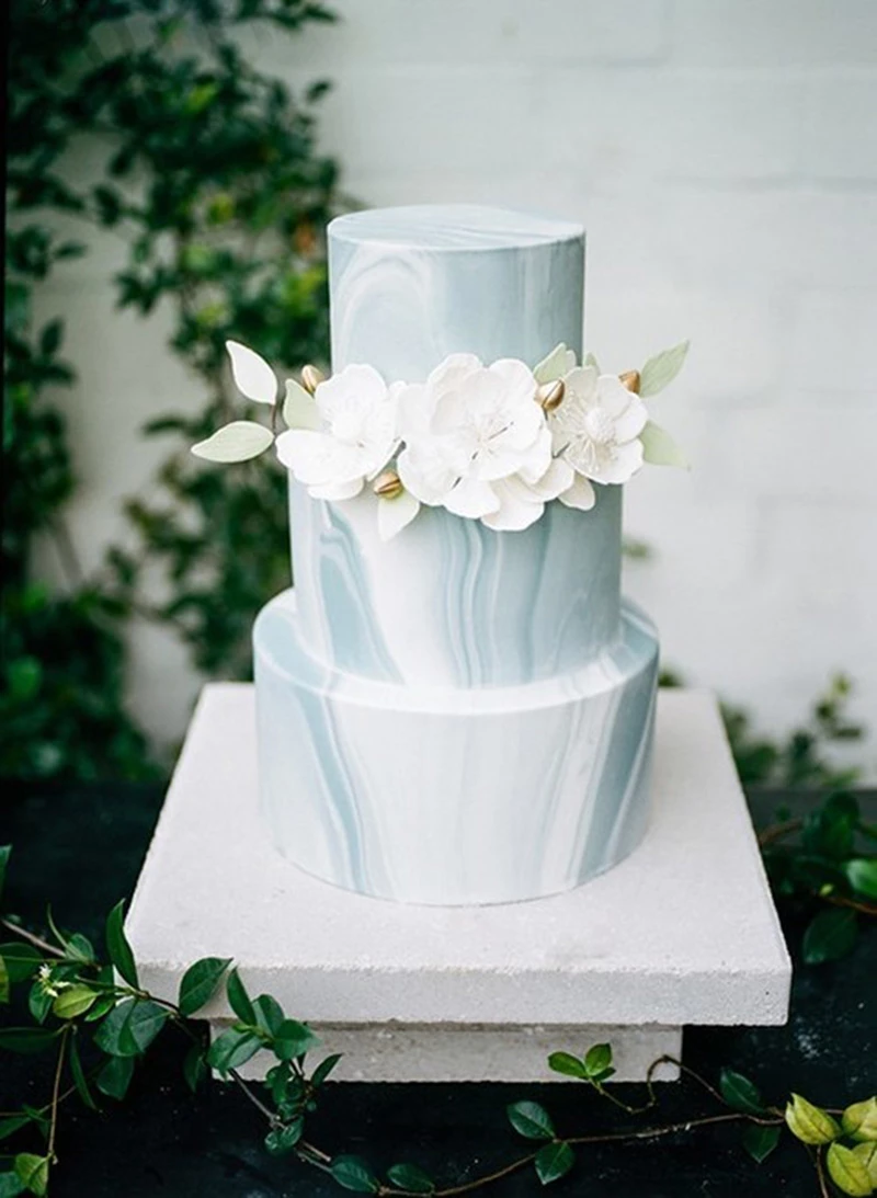 bolo de casamento branco