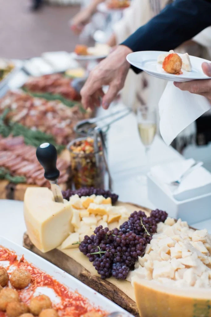 Buffet em casamento.