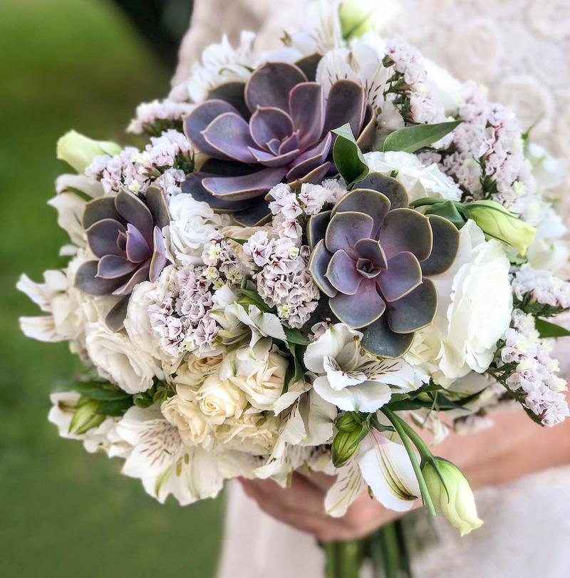 buquês de suculenta