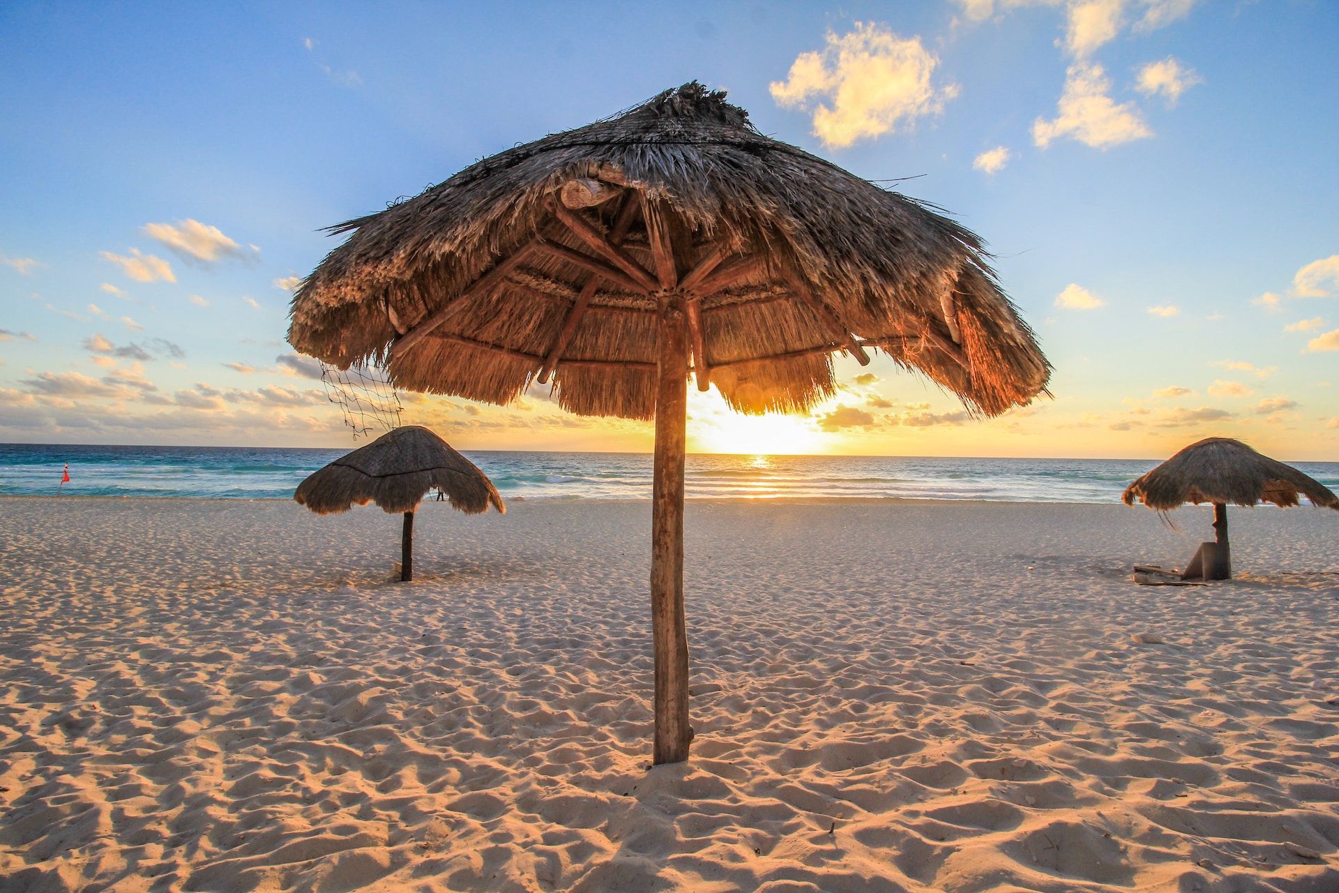 Lua de mel no México: praia de Cancún e mar azul