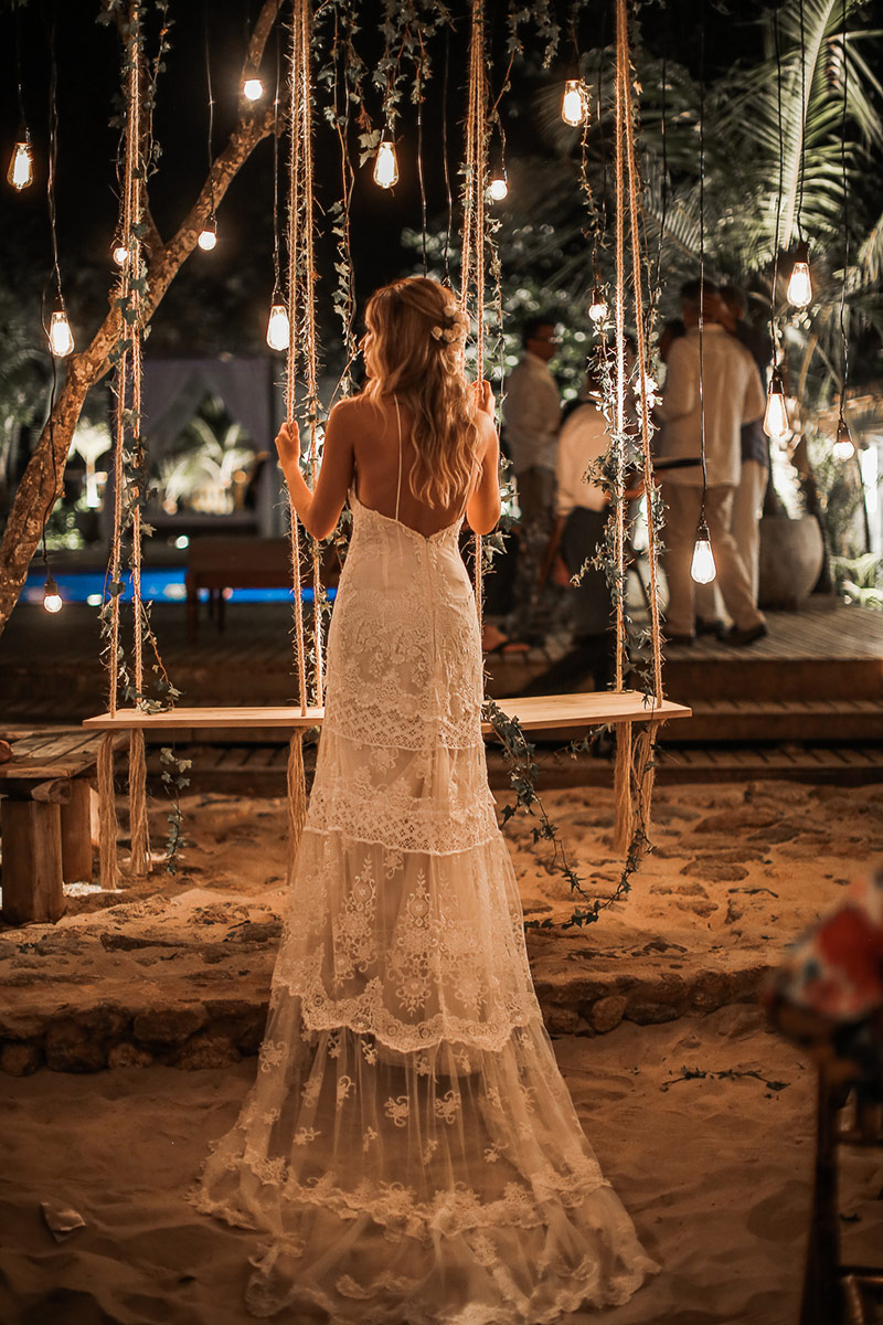 vestido de noiva Casamarela em renda delicada
