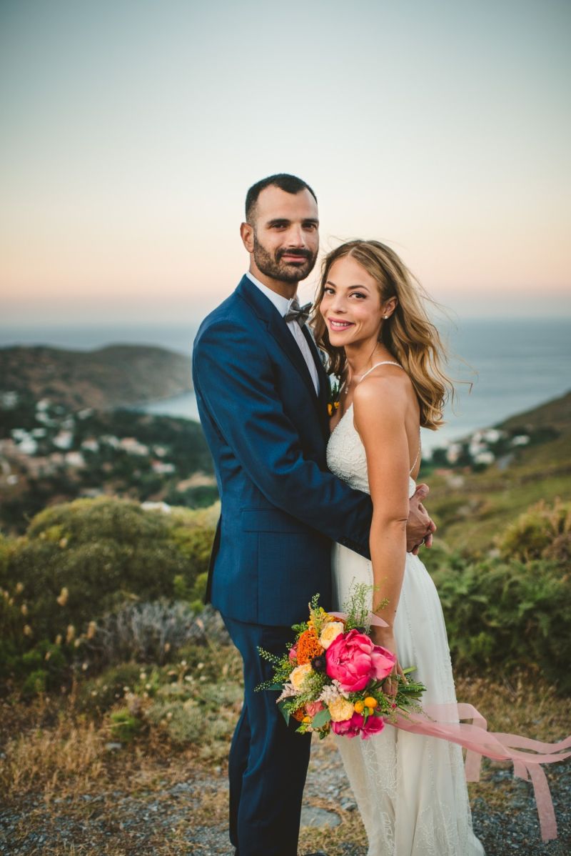 casamento no campo ao pôr do sol
