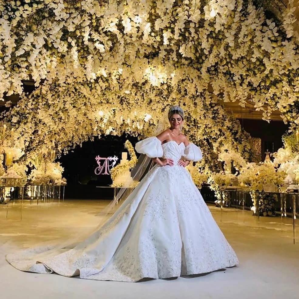 decoração casamento real clássico Thássia Naves e Artur Attie